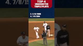 The TOP unassisted triple plays in MLB history! (Asdrúbal Cabrera, Eric Bruntlett)