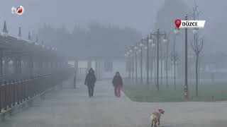 Düzce'de Sis Etkili Oldu