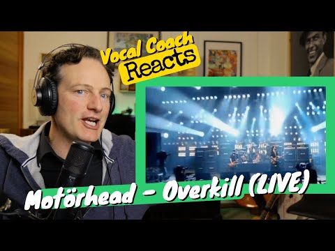 Vocal Coach REACTS - Motörhead "Overkill" (Stage Fright - LIVE)