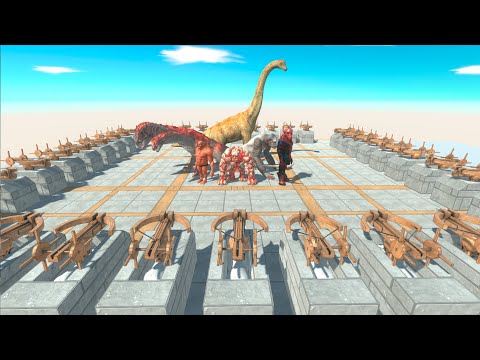 Rain of Arrows - Ballista vs Every Units in Animal Revolt Battle Simulator