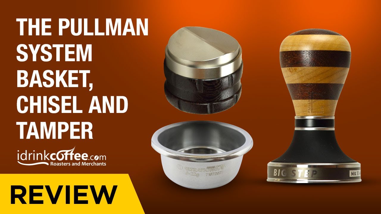Pullman Palm Tamper - w/ BigStep Base - 58.5mm Jarrah |1005| - Showroom Demo video