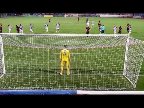 Excelsior - Heerenveen Van Duinen met de 1-2
