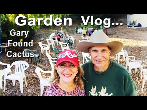 Garden Find Vlog - Gary finds Peruvian Apple Cactus plants - Growing Vegetables for Winter Food TIPS