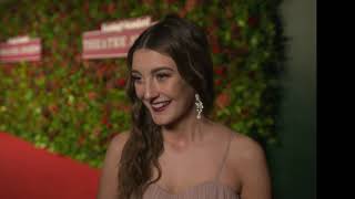 Grace Molony on the red carpet | Evening Standard Theatre Awards 2019 video