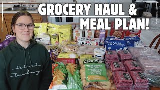 GROCERY HAUL & MEAL PLAN! | Birthday week & great sales | January budget