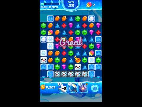 Jewel Pop Mania:Match 3 Puzzle Level 165 ( Ice Cream Town Episode ) - Walkthrough ( No Booster )