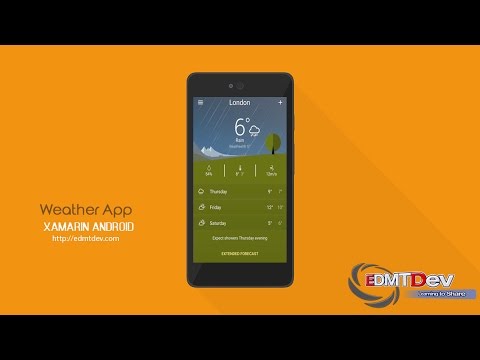 Xamarin Android Tutorial Weather App