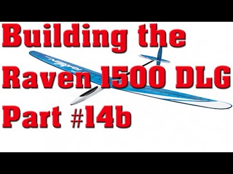 HobbyKing Raven 1500 DLG - Build Pt14b - Mounting Aileron Servos in the Wing