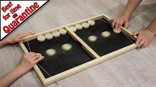 Amazing #StayHome Game DIY Wood Projects Simplest Creative Craft FAST SLING PUCKET #WithMe