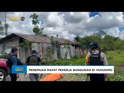 SATGAS OPS DAMAI CARTENZ EVAKUASI JENAZAH PEKERJA YANG DITEMUKAN MENINGGAL DI YAHUKIMO