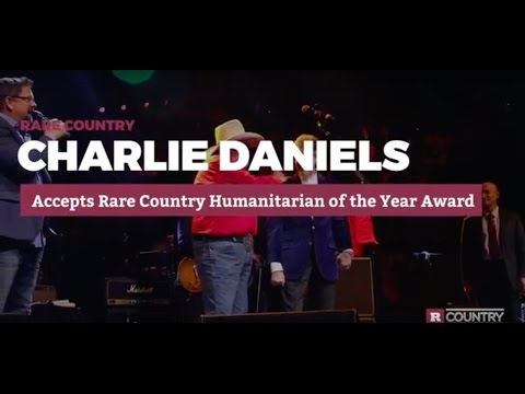 Thumbnail for Charlie Daniels Accepts the Rare Country Humanitarian of the Year Award by Charlie Daniels