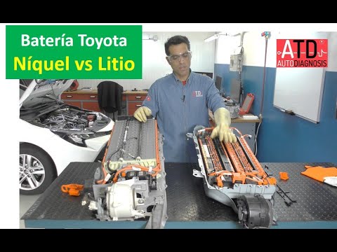 Batería Toyota Níquel vs Litio.
