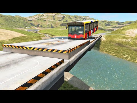 Cars vs Trembling Bridge Sa Beamng Nation – BeamNG.Drive