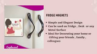 Strong is the new sexy  wooden fridge magnet
