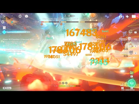 3.4 Spiral Abyss 12-2-2 in 14s Klee Mono Pyro Kenki Blasting