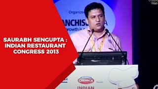Saurabh SenGupta : Indian Restaurant Congress 2013  image