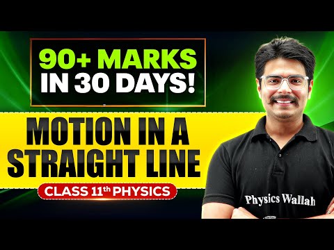 FATEH 2026 🔥 | Motion in a Straight Line Class 11 Complete Revision + MIQ | Physics Chapter 2