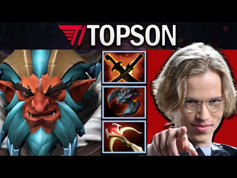 Troll Warlord Dota 2 7.32 Gameplay T1.Topson - Crazy Mid Carry with Daedalus - TI12