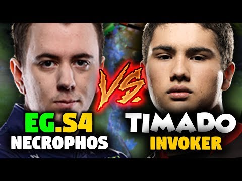 Timado Invoker Rank 7 US  Vs EG.S4 Necrophos - EPIC GAMEPLAY | Dota 2 Invoker