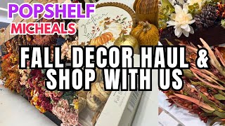 🍁See What I Found For Fall! 🍂FALL POPSHELF - MICHAELS HAUL & SHOP WITH ME - Little Kirkland’s & Aldi