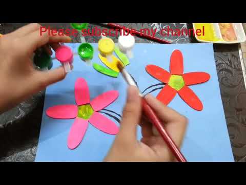 DIY ice cream Stick painting