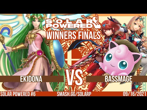 Solar Powered #6 - SSBU - LVD | BassMage (Aegis, Jigglypuff) vs Ekidona (Palutena) - Winners Finals