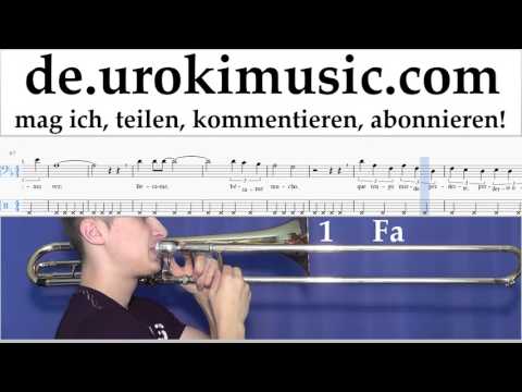 Posaune Lernen Besame Mucho Tabulatur Teil#2 um-b995