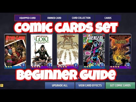 Comic Cards Set - Beginner's Guide | Marvel Future Fight