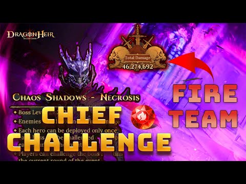 F2P Fire Team🔥SMASHING 46M🔥 On Chief Challenge   Dragonheir Silent Gods