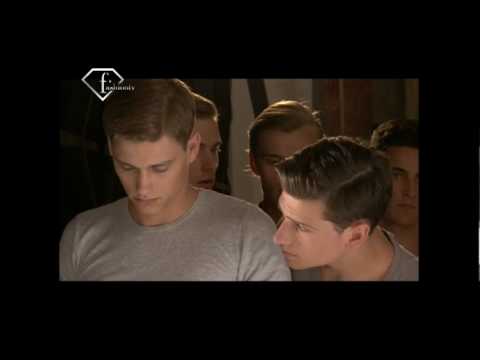 fashiontv | FTV.com - ENRICO COVERI BACKSTAGE MILAN MEN S/S 2009