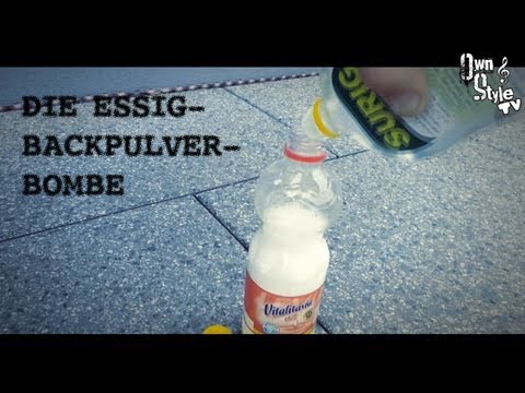 Die Essig-Backpulver-Bombe