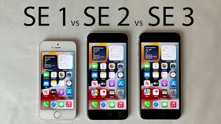 iPhone SE 3 vs SE 2 vs SE 1 Speed Test