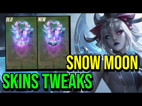 NEW Snow Moon Skins Tweaks | League of Legends
