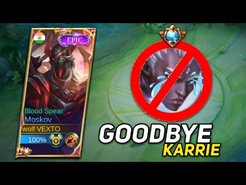 GOODBYE KARRIE TOO MUCH ABUSED ENEMY'S USE THIS META BUILD! MOBILE LEGENDS!