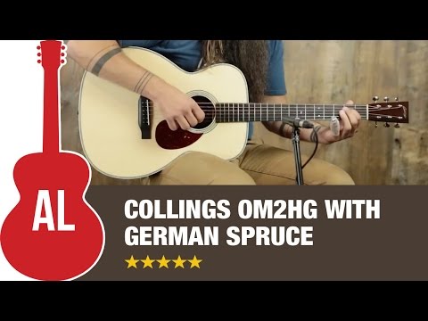 Collings OM2HG GERMAN SPRUCE top w/ East Indian Rosewood sides and back, Custom Deep Body 2014 image 26