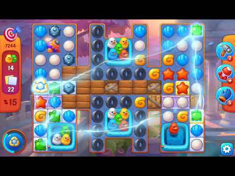 Fishdom 2021 - Challenge Level 7244   #playrix #fishdom #gaming