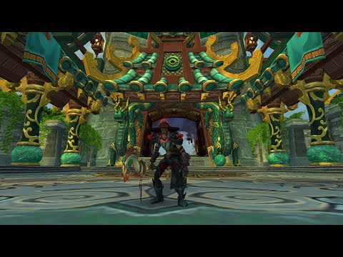 My Undead Monk Meets Yu'Lon #worldofwarcraft