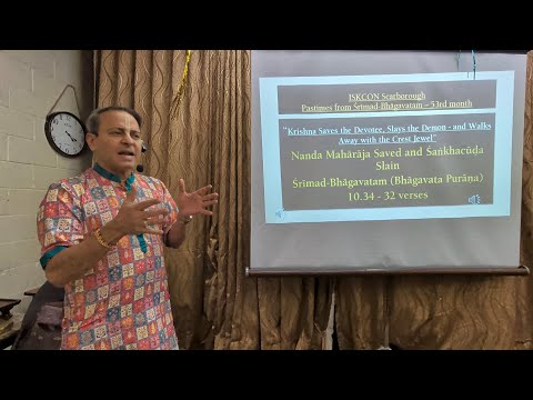 ISKCON Scarborough Jan 24,2026 Srimad Bhagavatam Lecture 53rd Month By HG Ananada Gauranga Prabhu! 