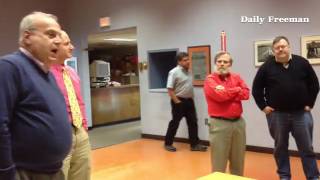 The @dailyfreeman Publisher Ira Fusfeld speaks about retiring Asst. City Editor Matt Spireng