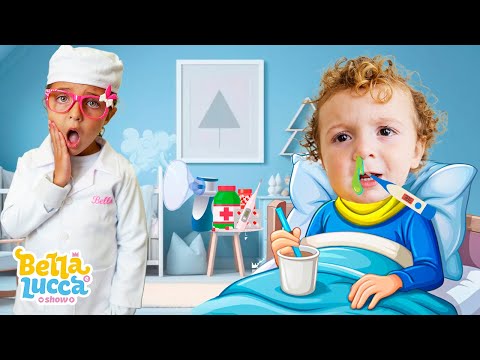 Lucca está Doente - Música Infantil por Bella e Lucca Show