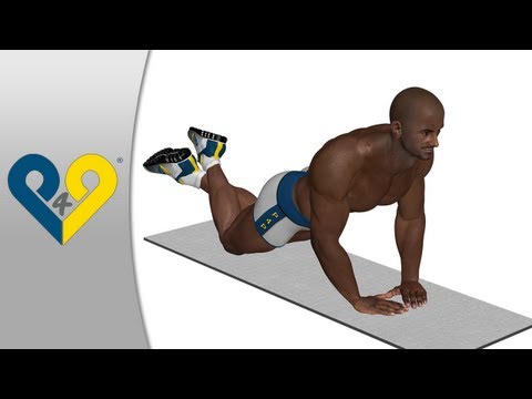 „Diamanten" Liegestütze  auf  Knien