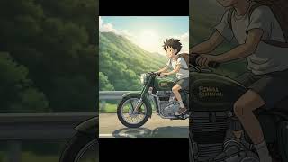 Just a boy and his bike on an endless journey... ✨