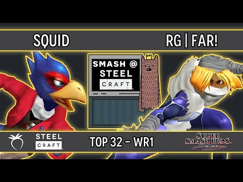 SteelCraft GG 2 - Squid (Falco) VS RG | Far! (Sheik) - SSBM - Top 32 (Winners Round 1)