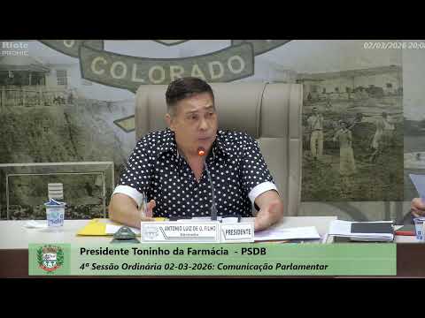 4ª SESSÃO ORDINÁRIA 02-03-2026