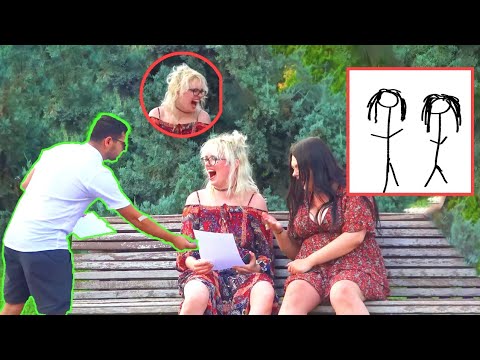 🔥ARTIST WITHOUT TALENT Paint stranger people✍️ - 😂AWESOME REACTIONS😂