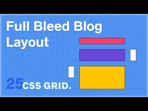 CSS GRID: Full Bleed Blog Layout Exercise — 25 of 25