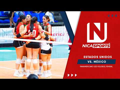 📡 EN VIVO 🏐 Voleibol Internacional | Estados Unidos 🇺🇸🆚🇲🇽 México | Panamericano U23 Femenil