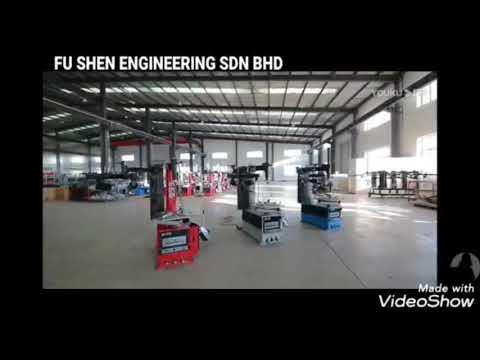 FUSHEN Swing Arm Tire Changer with left side helper arm