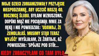 Mój Syn Zaplanował Okraść Mnie w 40. Rocznicę ślubu… Cichy Szept Męża w Ostatniej chwili mnie ocalił