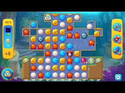 Fishdom 6973 Level - 18 moves - NO BooSTERS